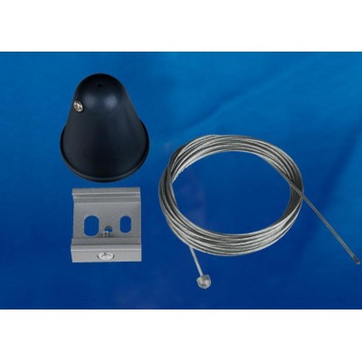 Набор для подвесного монтажа шинопроводов (UL-00003666) Uniel UFB-H41 Black 1 Polybag