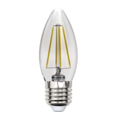 Лампа светодиодная филаментная (UL-00005901) Uniel E27 13W 3000K прозрачная LED-C35-13W/3000K/E27/CL PLS02WH