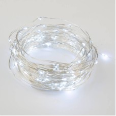 Светодиодная гирлянда Uniel Роса (UL-00007186) белый ULD-S1000-100/SCB/3AA White IP20 Dew