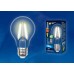 Лампа светодиодная филаментная (UL-00004865) Uniel E27 15W 4000K прозрачная LED-G95-15W/4000K/E27/CL PLS02WH