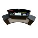 Уличный настенный светильник Uniel ULU-S72A-14W/4000K IP65 BLACK UL-00009355