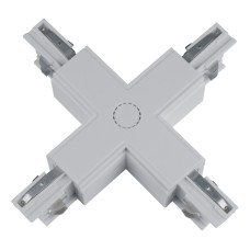 Коннектор Uniel UBX-A41 SILVER 1 POLYBAG