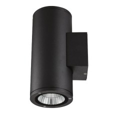 Уличный настенный светильник Uniel ULU-S22D-2x12W/6400K IP65 BLACK UL-00010848