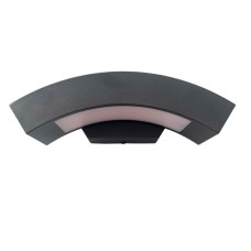 Уличный настенный светильник Uniel ULU-S72A-14W/4000K IP65 BLACK UL-00009355