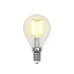 Лампа светодиодная филаментная (UL-00003296) Uniel E14 7,5W 4000K прозрачная LED-CW35-7,5W/NW/E14/CL GLA01TR