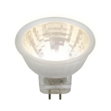 Лампа светодиодная (UL-00001700) Uniel GU4 3W 3000K прозрачная LED-MR11-3W/WW/GU4 GLZ21TR