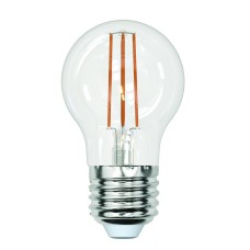 Лампа светодиодная филаментная (UL-00005907) Uniel E27 13W 3000K прозрачная LED-G45-13W/3000K/E27/CL PLS02WH