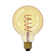 Лампа светодиодная филаментная (UL-00001818) Uniel E27 4W 2250K прозрачная LED-G95-4W/GOLDEN/E27/CW GLV21GO