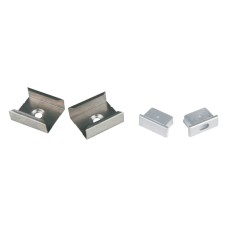 Комплект заглушек и скоб Uniel UFE-N02 SILVER A POLYBAG UL-00000622