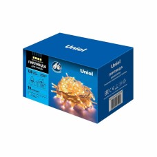 Уличная светодиодная гирлянда (UL-00007203) Uniel  220V теплый белый ULD-S1000-120/SWK Warm White IP67