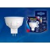 Лампа светодиодная диммируемая (UL-00003989) Uniel GU5.3 6W 4000K матовая LED-JCDR 6W/NW/GU5.3/FR/DIM PLP01WH
