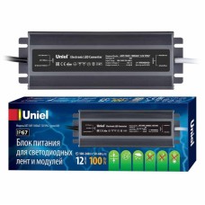 Блок питания Uniel 12V 100W IP67 8,3A UET-VAF-100A67 12V IP67 UL-00007576