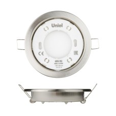 Встраиваемый светильник (UL-00005054) Uniel GX53/H2 Nickel 10 Prom