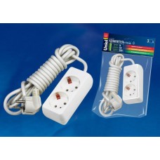 Удлинитель (02885) Uniel 2гн х 3м с/з Standard S-GCD2-3
