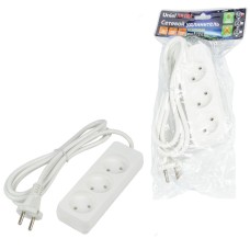 Удлинитель бытовой Uniel Ultra S-CU3-1,5 WHITE UL-00009979