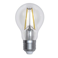 Лампа светодиодная филаментная диммируемая (UL-00005183) Uniel E27 12W 3000K прозрачная LED-A60-12W/3000K/E27/CL/DIM GLA01TR