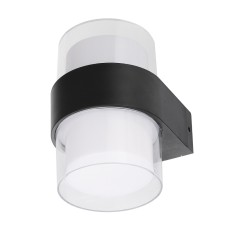 Уличный настенный светильник Uniel ULU-P22B-2x5W/4000K IP65 BLACK UL-00010516