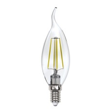 Лампа светодиодная филаментная (UL-00005903) Uniel E14 13W 3000K прозрачная LED-CW35-13W/3000K/E14/CL PLS02WH