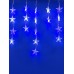 Светодиодная гирлянда (UL-00001410) Uniel занавес 220V белый ULD-E5505-196/DTK WHITE-BLUE IP20 STARS-1