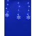 Светодиодная гирлянда (11129) Uniel занавес 220V белый ULD-E2706-100/DTA White IP20 SNOWFALL