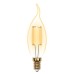 Лампа светодиодная филаментная (UL-00002397) Uniel E14 5W 2250K прозрачная LED-CW35-5W/GOLDEN/E14 GLV21GO