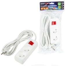 Удлинитель бытовой Uniel Ultra S-CU2-3B WHITE UL-00009992