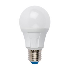 Лампа светодиодная диммируемая (UL-00004290) Uniel E27 12W 3000K матовая LED-A60 12W/3000K/E27/FR/DIM PLP01WH