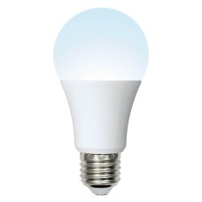 Лампа светодиодная (UL-00002381) Uniel E27 10W 4000K матовая LED-A60-10W/NW/E27/FR/12-24V PLO55WH