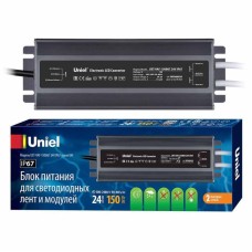 Блок питания Uniel 24V 150W IP67 6,3A UET-VAF-150B67 24V IP67 UL-00007578
