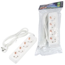 Удлинитель бытовой Uniel Ultra S-GCU4-1,5 WHITE UL-00010005