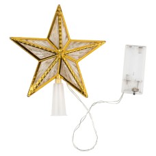 Украшение звезда Uniel ULD-H1515-010/DTB/2AA MULTI STAR-4 UL-00010942