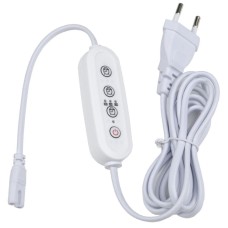 Таймер с вилкой и разъемом для фито светильника (UL-00006492) Uniel UST-E32 WHITE 2M