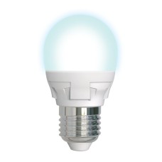 Лампа светодиодная диммируемая (UL-00004301) Uniel E27 7W 4000K матовая LED-G45 7W/4000K/E27/FR/DIM PLP01WH