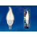 Лампа светодиодная (UL-00002415) Uniel E14 7W 4000K матовая LED-CW37 7W/NW/E14/FR PLP01WH