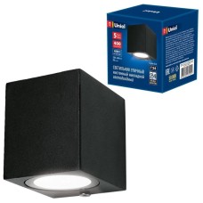 Уличный настенный светодиодный светильник (UL-00006806) Uniel ULU-S05A-5W/4000K IP54 Black