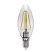 Лампа светодиодная филаментная (UL-00005900) Uniel E14 13W 4000K прозрачная LED-C35-13W/4000K/E14/CL PLS02WH
