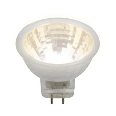 Лампа светодиодная (UL-00001702) Uniel GU4 3W 3000K прозрачная LED-MR11-3W/WW/GU4/220V GLZ21TR
