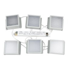 Встраиваемый светильник Uniel ULP-0808 42W/4000К IP40 GRILYATO WHITE KIT06 UL-00011060