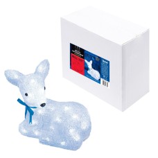 Фигура оленёнок Uniel ULD-M2926-040/STA WHITE IP20 LYING FAWN-1 11031