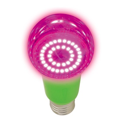 Лампа светодиодная для растений (UL-00004581) Uniel E27 8W прозрачная LED-A60-8W/SPSB/E27/CL PLP30GR