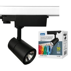 Трековый светодиодный светильник Uniel ULB-T52-10W/4000K/H Black UL-00007492