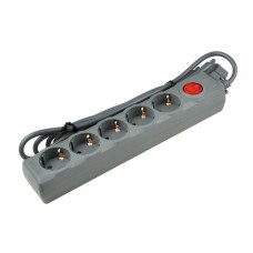 Cетевой фильтр (UL-00001746) Uniel 5гн х 3м с/з Universal S-GSU5-3 Grey