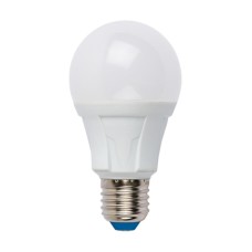 Лампа светодиодная диммируемая (UL-00004288) Uniel E27 12W 6500K матовая LED-A60 12W/6500K/E27/FR/DIM PLP01WH