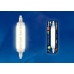 Лампа светодиодная (UL-00001555) Uniel R7s 12W 3000K прозрачная LED-J118-12W/WW/R7s/CL PLZ06WH