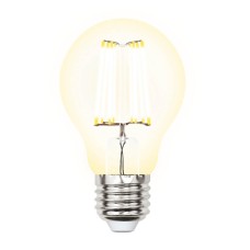 Лампа светодиодная филаментная (UL-00002625) Uniel E27 10W 3000K прозрачная LED-A60-10W/WW/E27/CL PLS02WH