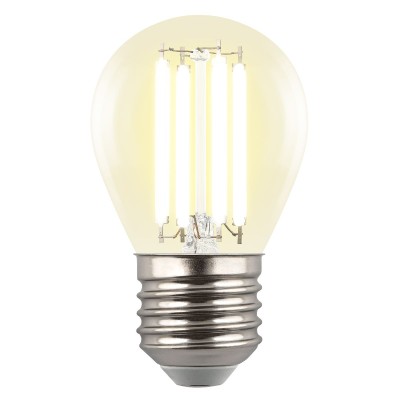 Лампа светодиодная филаментная Uniel LED-G45-4W/3000K/E27/CL GLY01TR UL-00011940