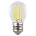 Лампа светодиодная филаментная Uniel LED-G45-4W/4000K/E27/CL GLY01TR UL-00011941