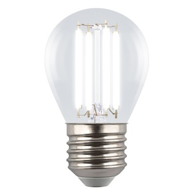 Лампа светодиодная филаментная Uniel LED-G45-4W/4000K/E27/CL GLY01TR UL-00011941