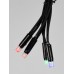 Уличная светодиодная гирлянда Uniel занавес (UL-00003937) разноцветный ULD-C2030-240/TBK Multi IP67