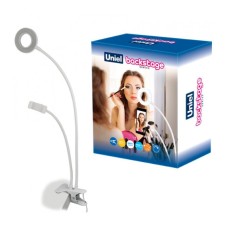 Настольная лампа (UL-00006867) Uniel Backstage ULK-F51-8W/SW/Dim IP20 White